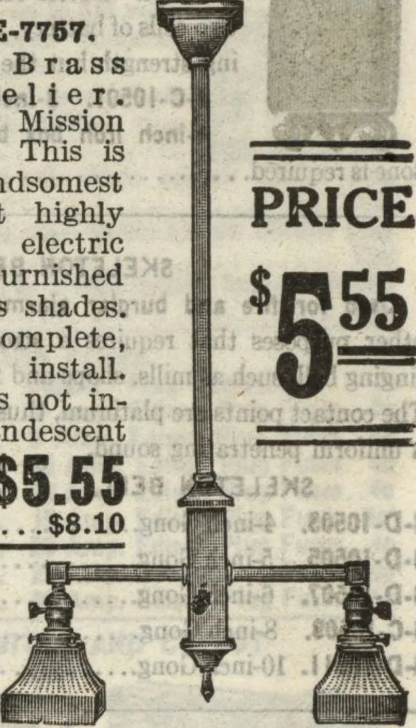 An illustration from Building material catalog no. 102, 1913, leaf 154