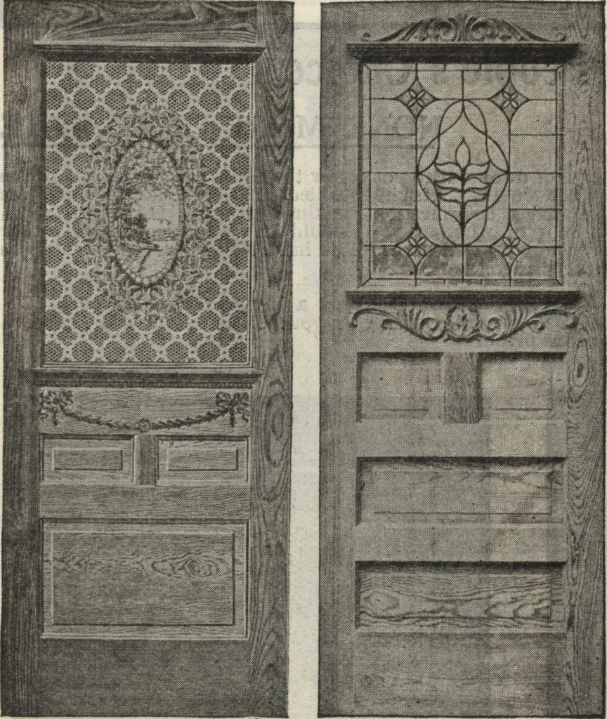 An illustration from Building material catalog no. 102, 1913, leaf 19