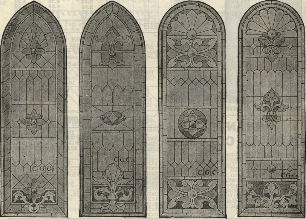 An illustration from Building material catalog no. 102, 1913, leaf 40