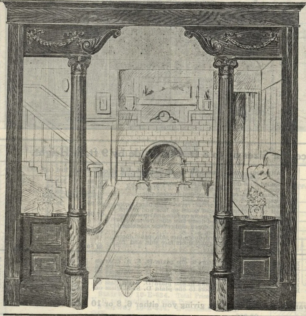 An illustration from Building material catalog no. 102, 1913, leaf 57
