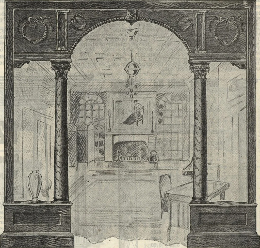 An illustration from Building material catalog no. 102, 1913, leaf 58