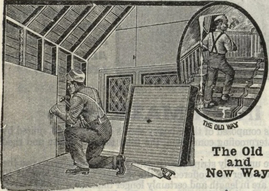 An illustration from Building material catalog no. 102, 1913, leaf 77