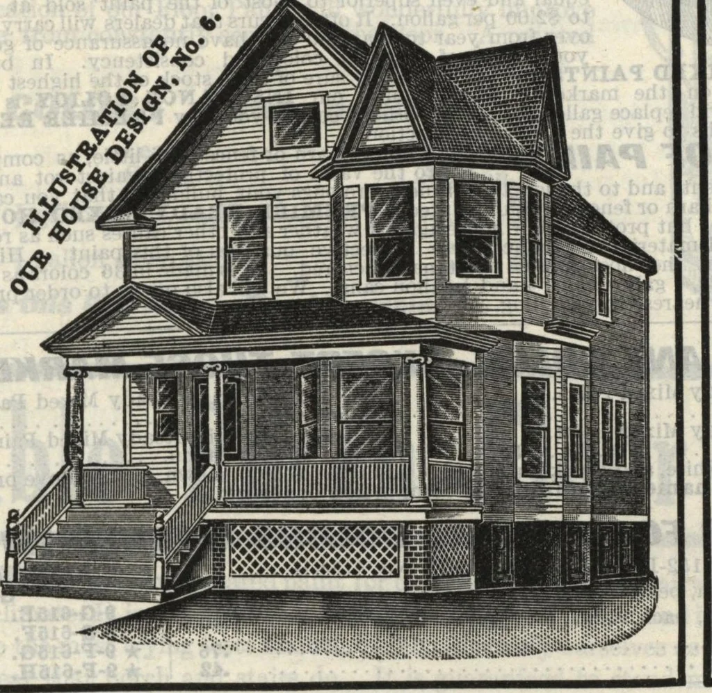 An illustration from Building material catalog no. 102, 1913, leaf 86
