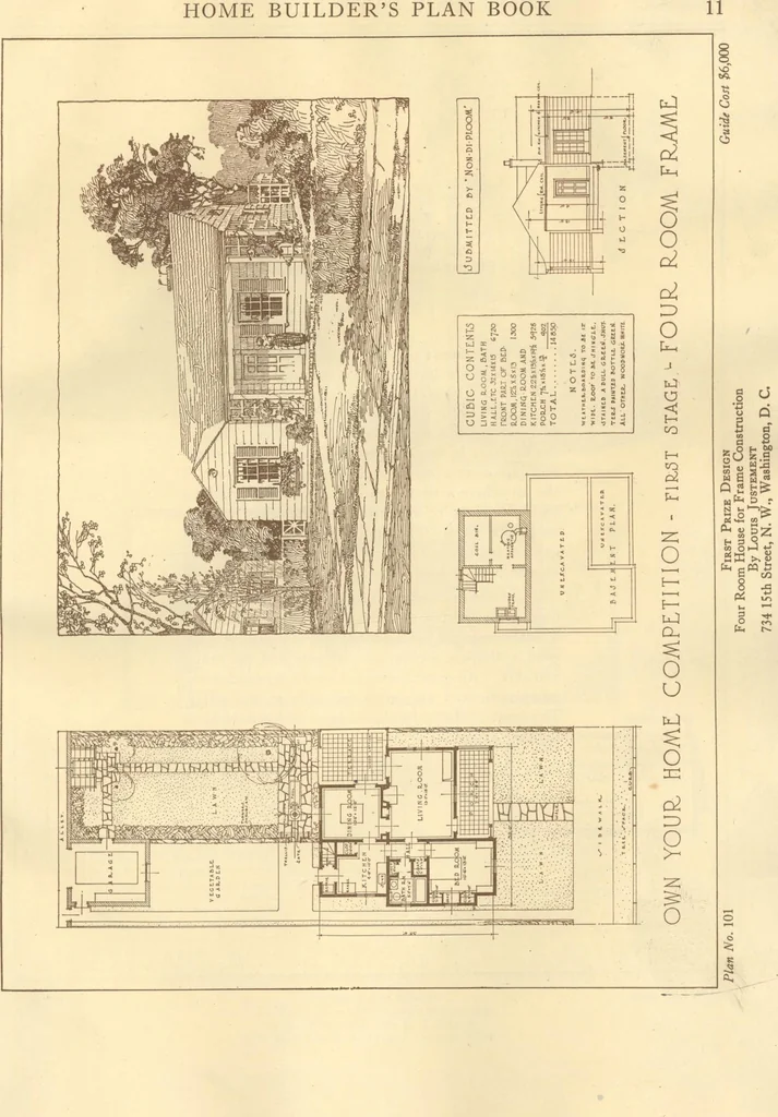 An illustration from Home builder's plan book, 1921, leaf 14