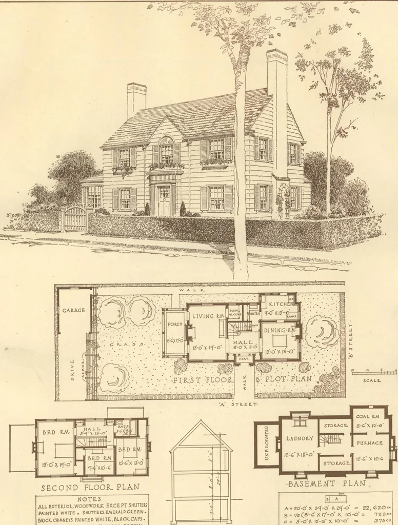 An illustration from Home builder's plan book, 1921, leaf 16