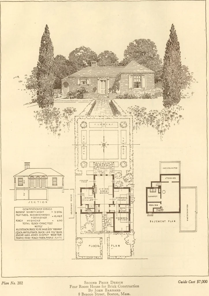 An illustration from Home builder's plan book, 1921, leaf 24