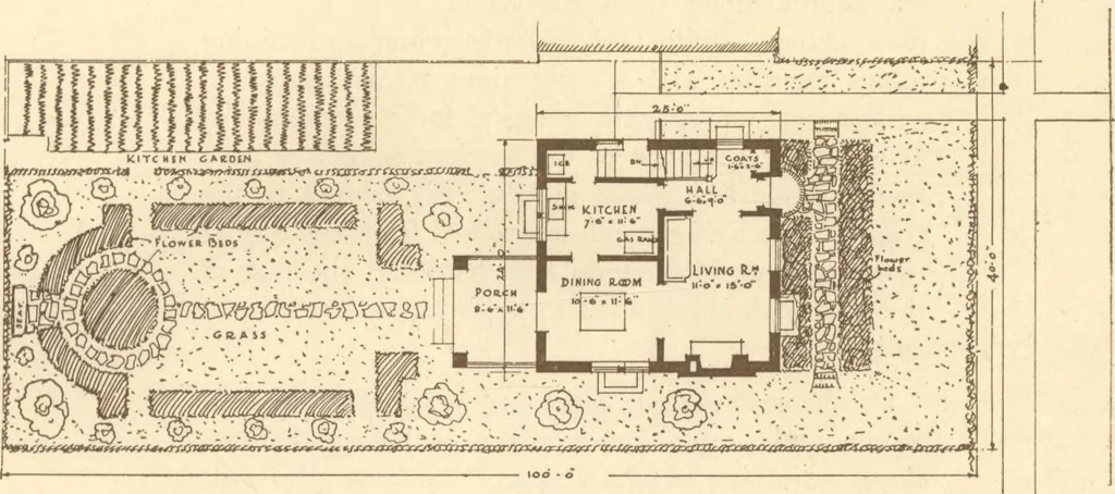 An illustration from Home builder's plan book, 1921, leaf 28