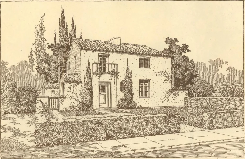 An illustration from Home builder's plan book, 1921, leaf 30