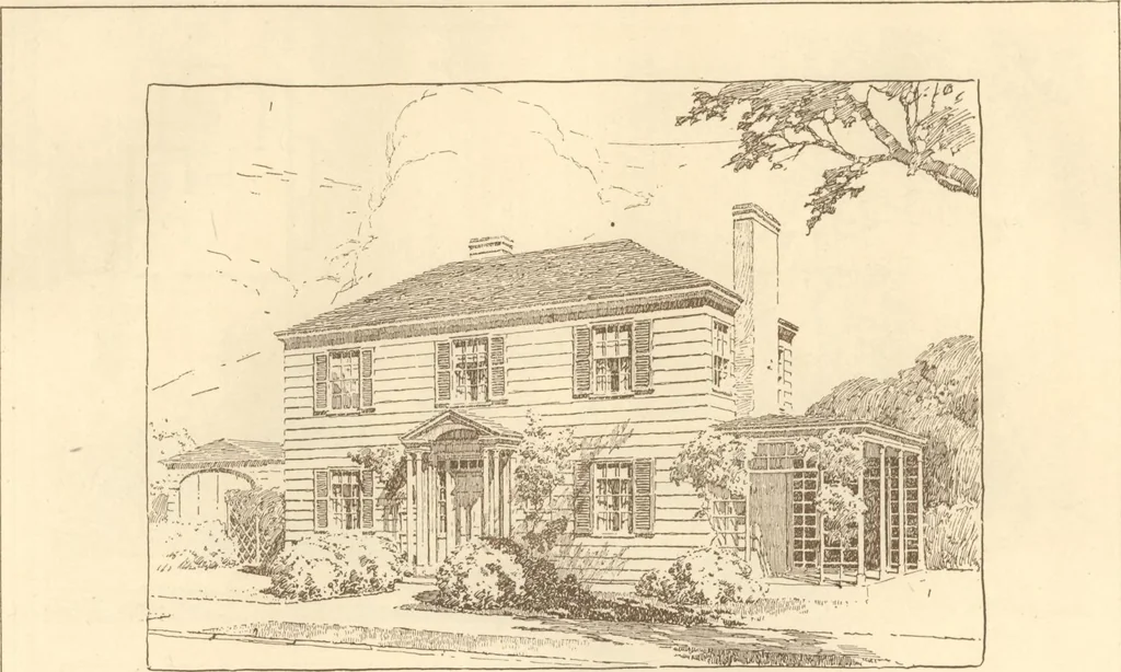 An illustration from Home builder's plan book, 1921, leaf 43