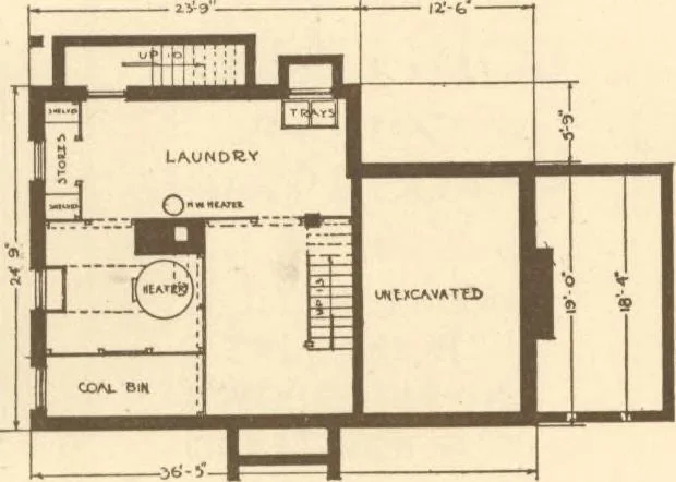 An illustration from Home builder's plan book, 1921, leaf 43