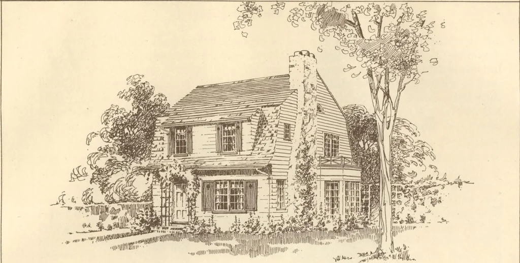 An illustration from Home builder's plan book, 1921, leaf 50
