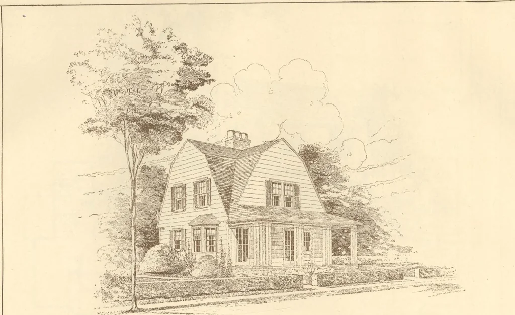 An illustration from Home builder's plan book, 1921, leaf 51