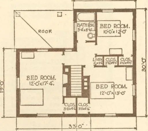 An illustration from Home builder's plan book, 1921, leaf 60
