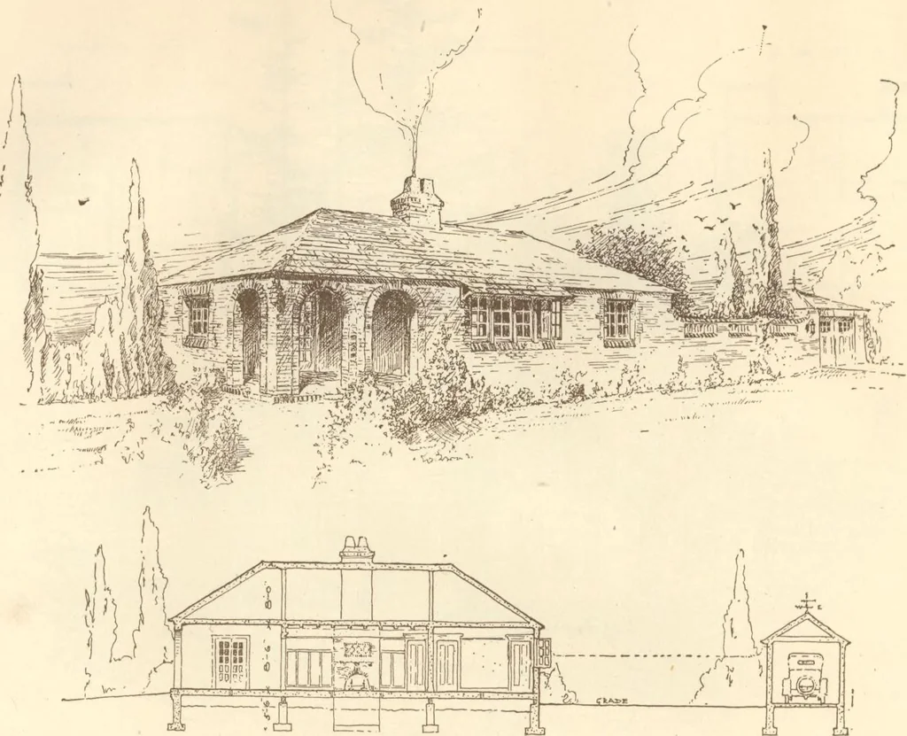 An illustration from Home builder's plan book, 1921, leaf 61