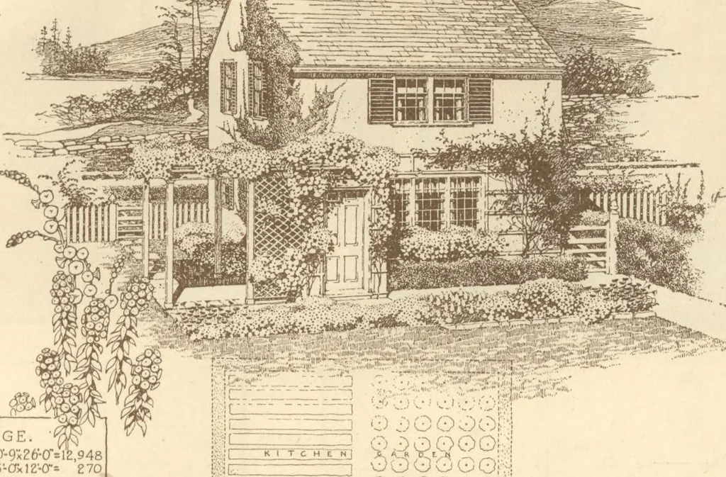 An illustration from Home builder's plan book, 1921, leaf 72