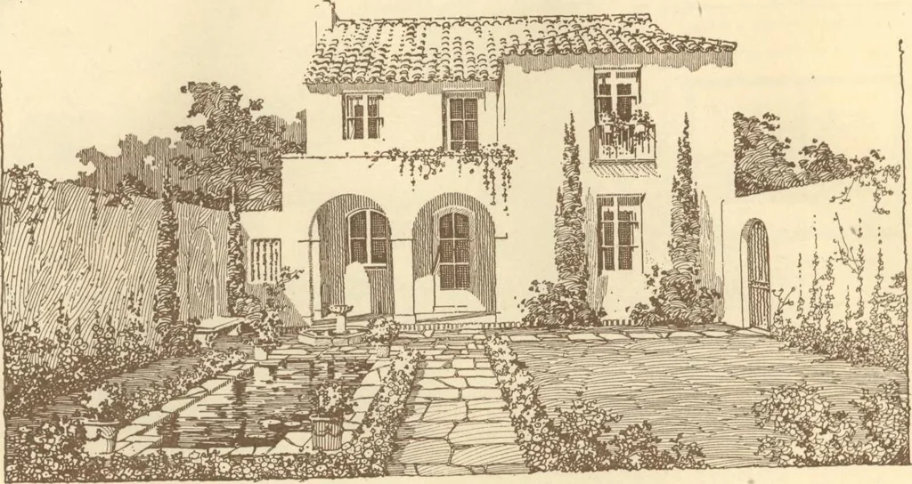 An illustration from Home builder's plan book, 1921, leaf 73