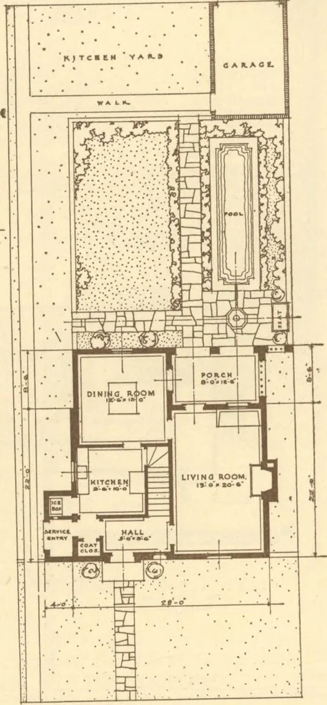 An illustration from Home builder's plan book, 1921, leaf 73