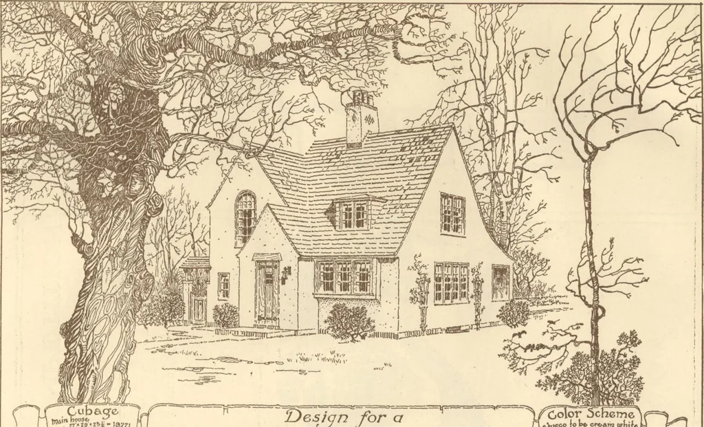 An illustration from Home builder's plan book, 1921, leaf 76