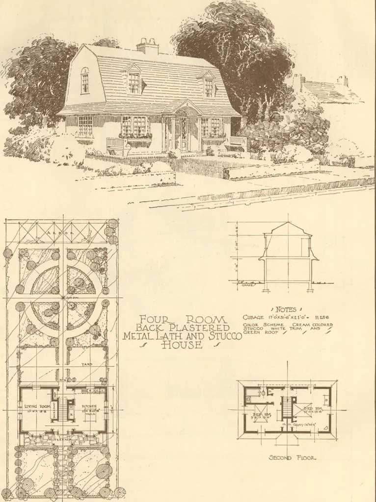 An illustration from Home builder's plan book, 1921, leaf 79