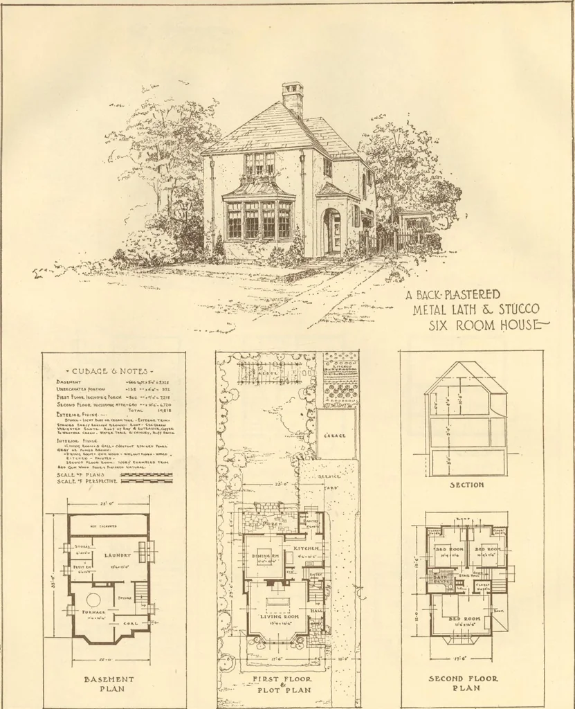 An illustration from Home builder's plan book, 1921, leaf 81
