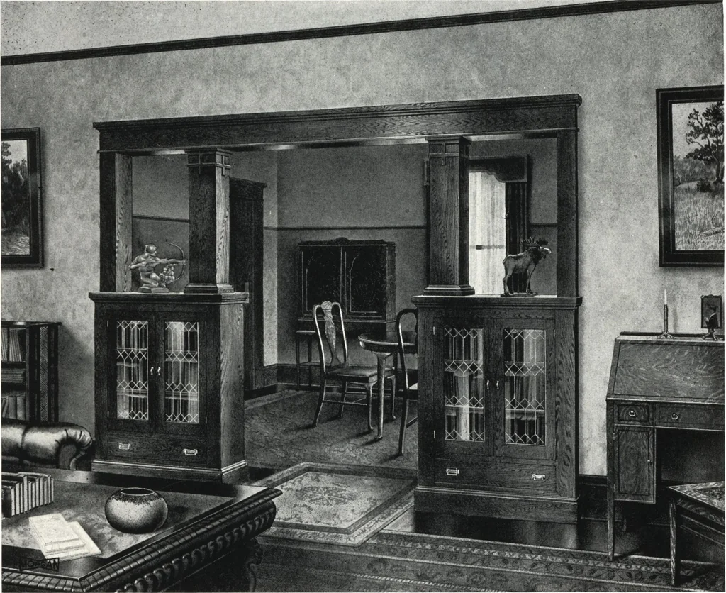 An illustration from Building with assurance, 1921, leaf 100