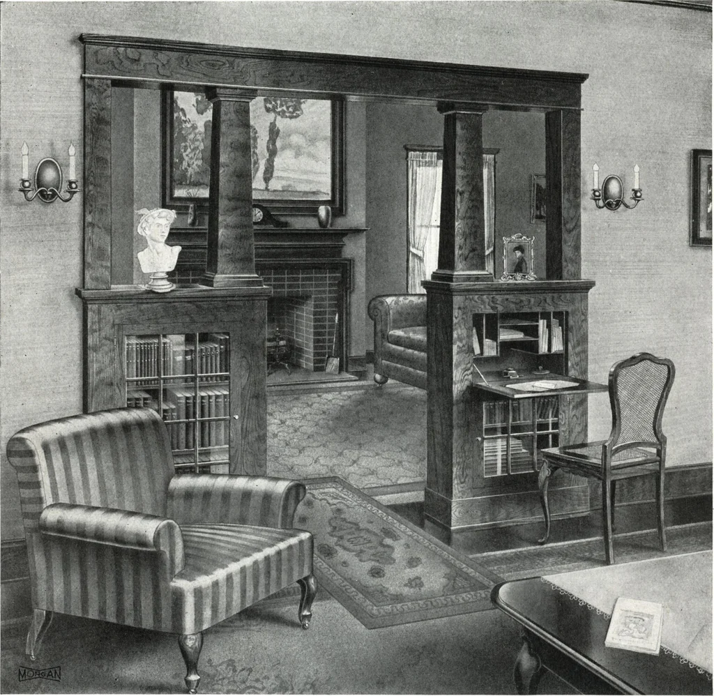 An illustration from Building with assurance, 1921, leaf 105