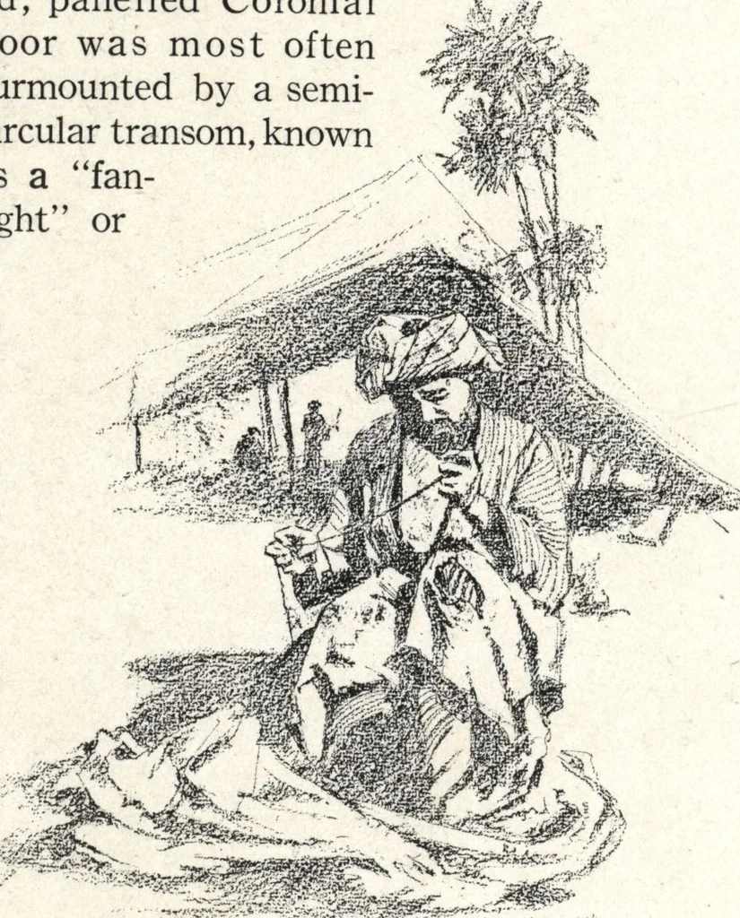 An illustration from Building with assurance, 1921, leaf 13