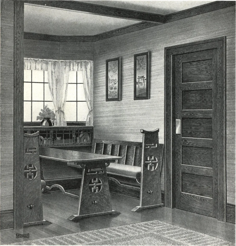 An illustration from Building with assurance, 1921, leaf 140