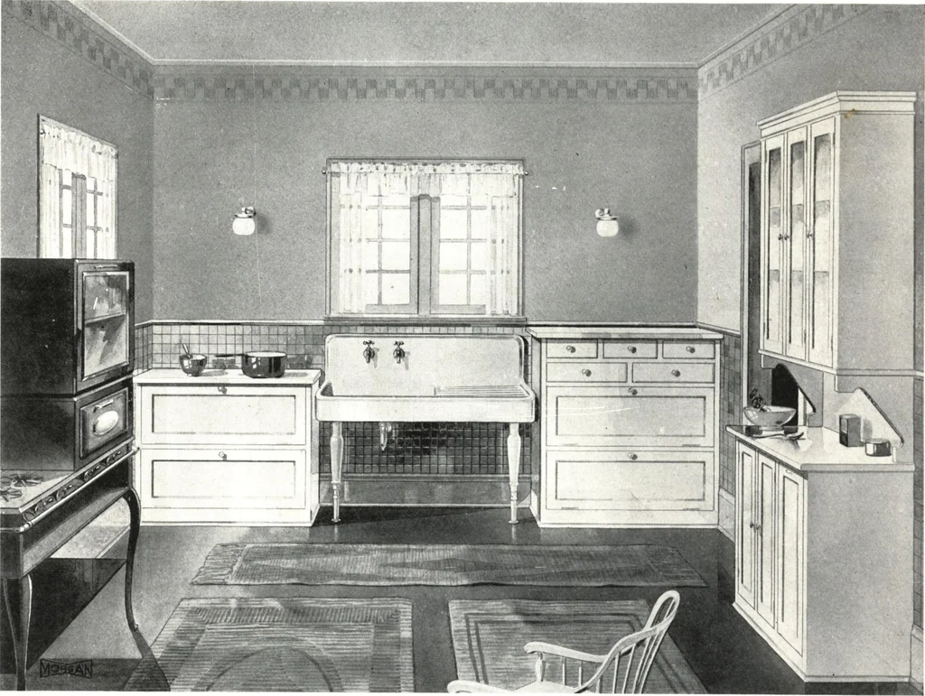An illustration from Building with assurance, 1921, leaf 163