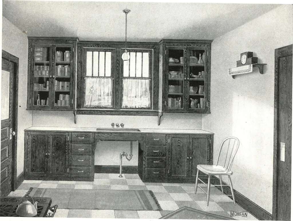 An illustration from Building with assurance, 1921, leaf 164