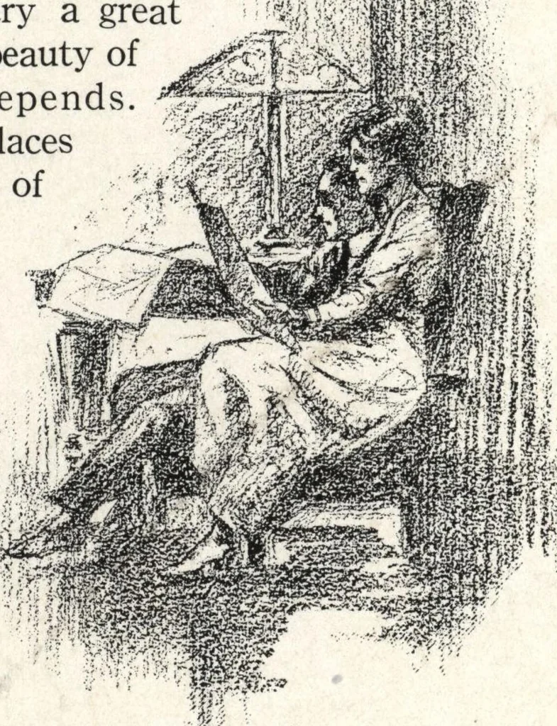 An illustration from Building with assurance, 1921, leaf 17