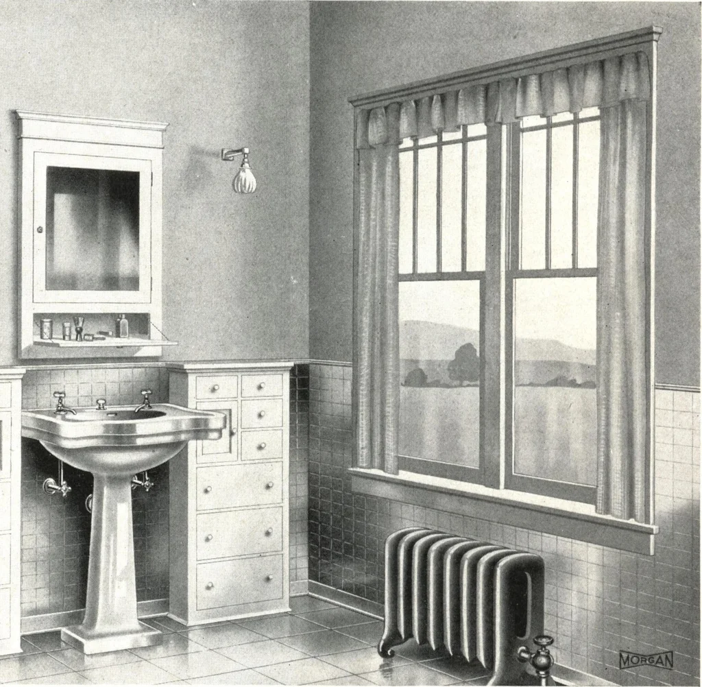 An illustration from Building with assurance, 1921, leaf 177