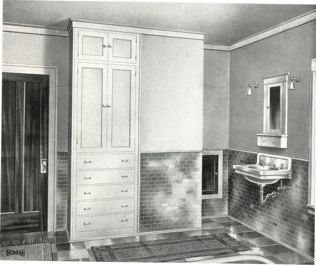 An illustration from Building with assurance, 1921, leaf 180