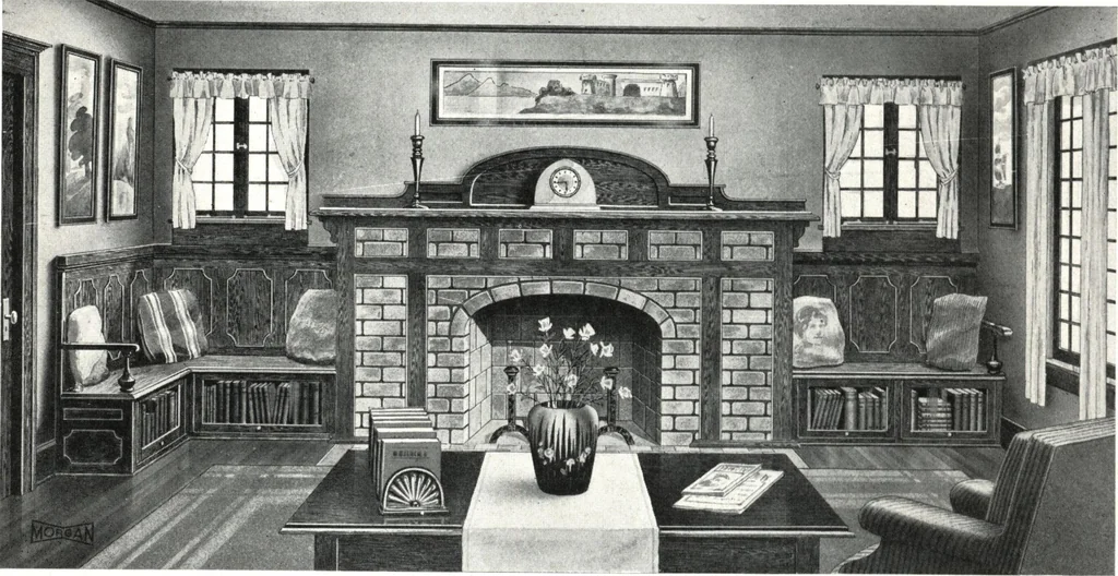 An illustration from Building with assurance, 1921, leaf 191