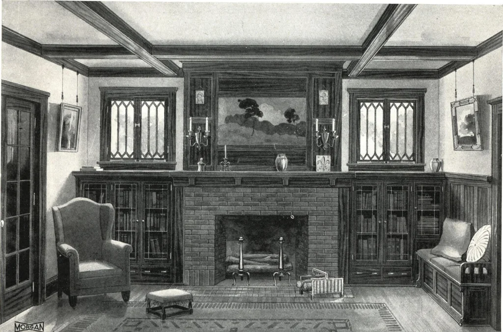 An illustration from Building with assurance, 1921, leaf 192