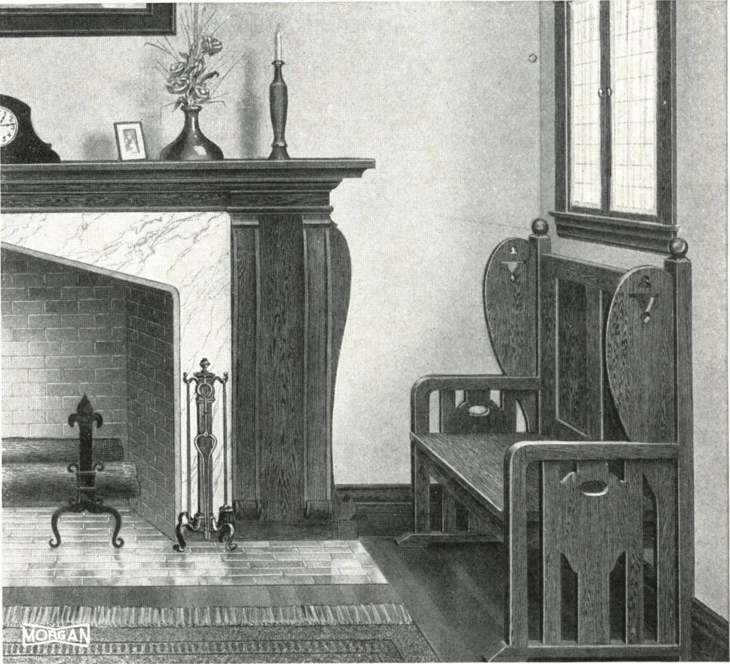 An illustration from Building with assurance, 1921, leaf 197