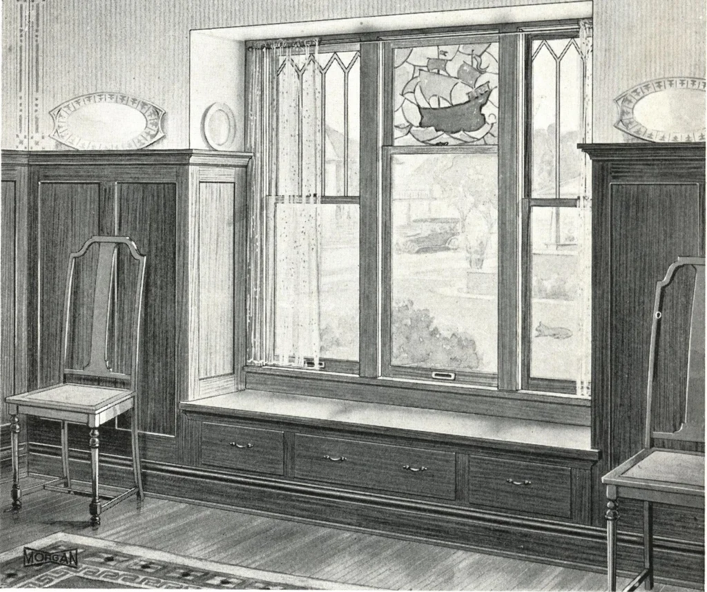 An illustration from Building with assurance, 1921, leaf 199