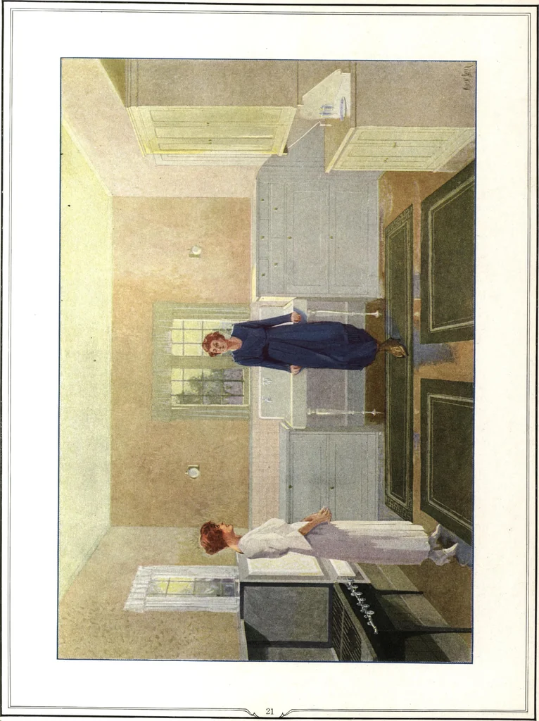An illustration from Building with assurance, 1921, leaf 24