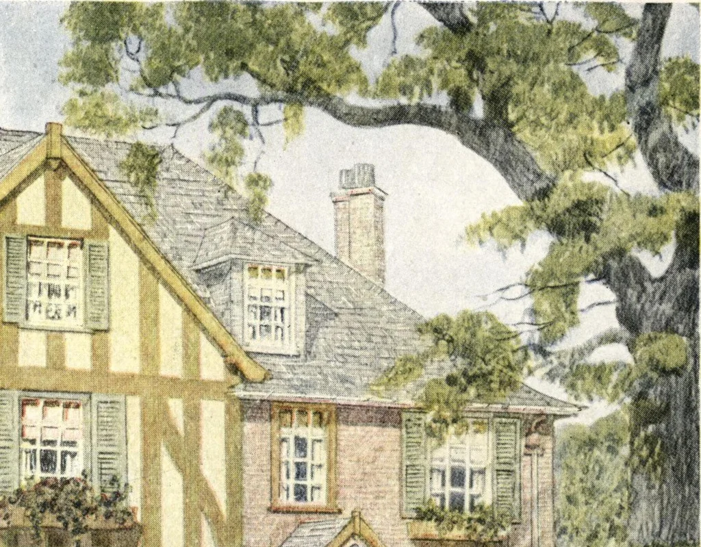 An illustration from Building with assurance, 1921, leaf 28