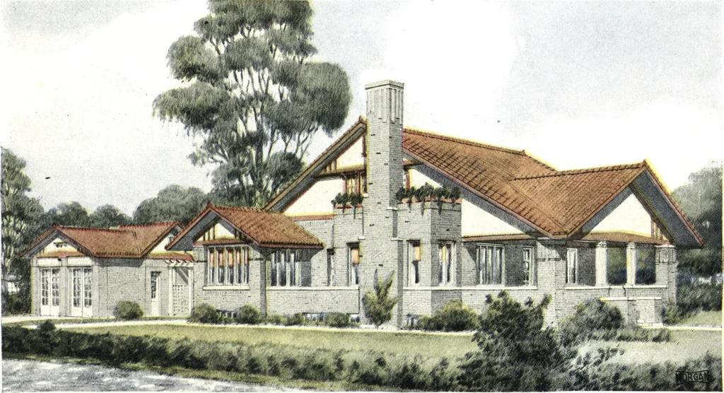An illustration from Building with assurance, 1921, leaf 36