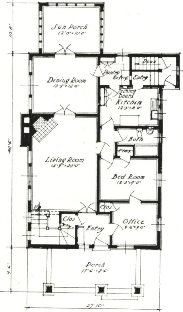 An illustration from Building with assurance, 1921, leaf 38