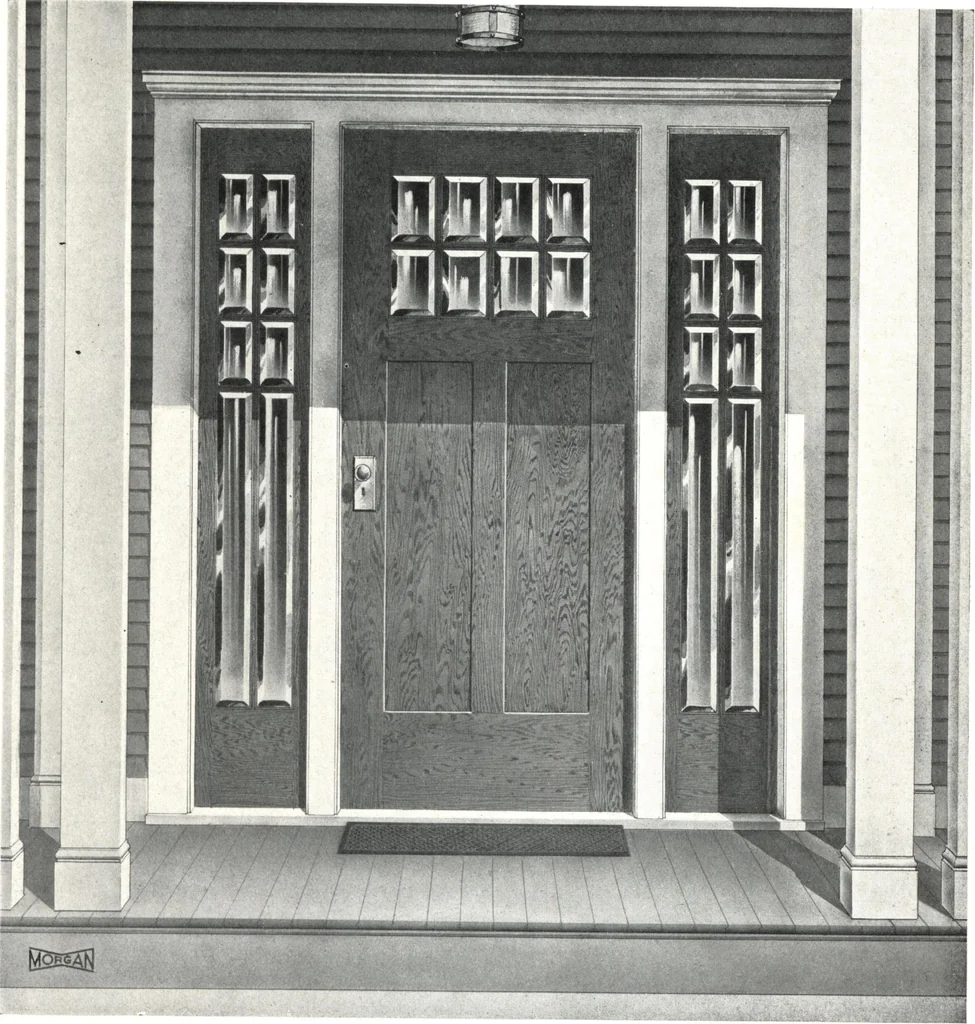 An illustration from Building with assurance, 1921, leaf 64