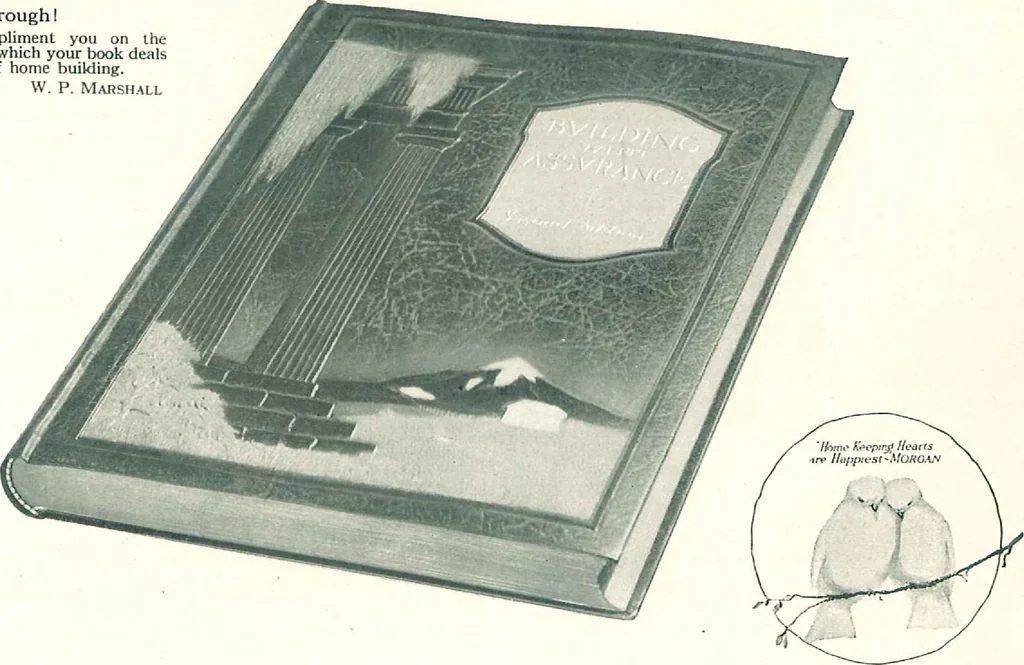 An illustration from Building with assurance, prospectus., 1922, leaf 2