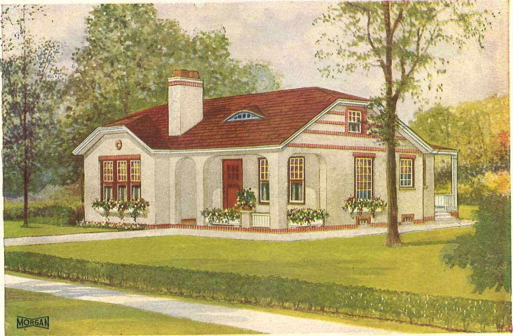 An illustration from Building with assurance, prospectus., 1922, leaf 7