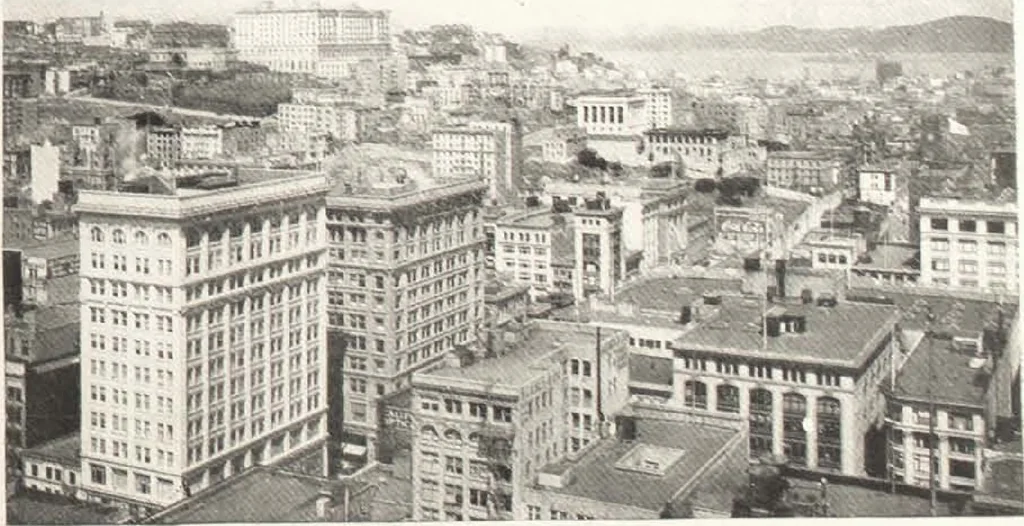 An illustration from How to See California and its Expositions in 1915, 1515, leaf 1
