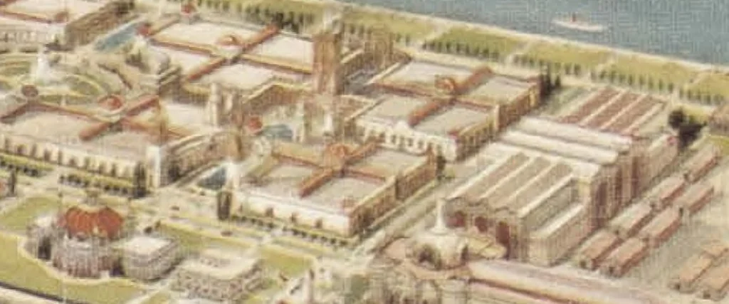 An illustration from How to See California and its Expositions in 1915, 1515, leaf 2