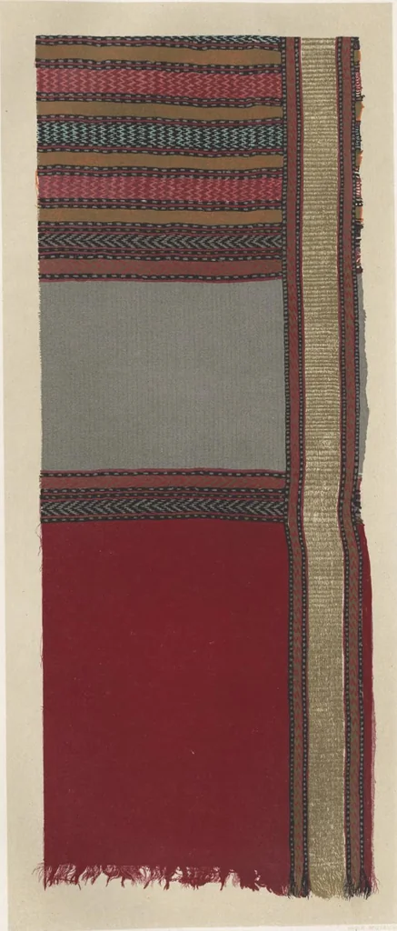 An illustration from Illustrations of the textile manufactures of India, 1881, leaf 104