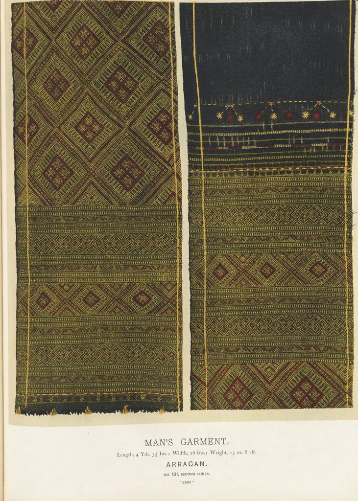 An illustration from Illustrations of the textile manufactures of India, 1881, leaf 138