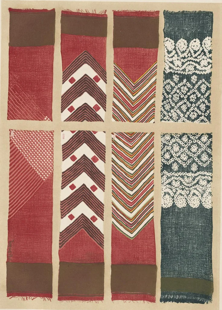 An illustration from Illustrations of the textile manufactures of India, 1881, leaf 14