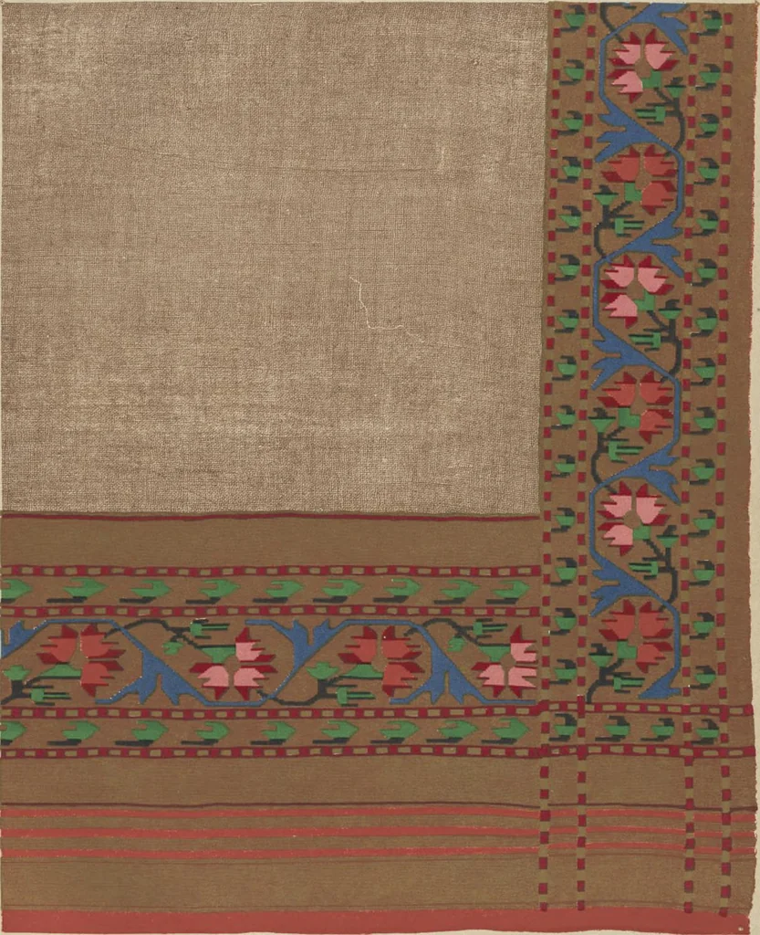 An illustration from Illustrations of the textile manufactures of India, 1881, leaf 20